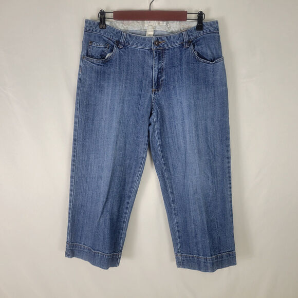 Austin Clothing Co. Denim - Austin Clothing‎ Jeans Womens 10 Blue Mid Rise Authentic Fit Capri Denim W33xL21